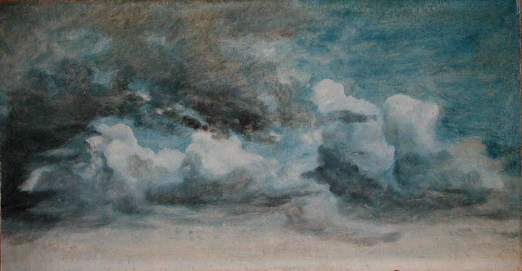 Detail of Cloud Study, c.1849-55 by Lionel Constable