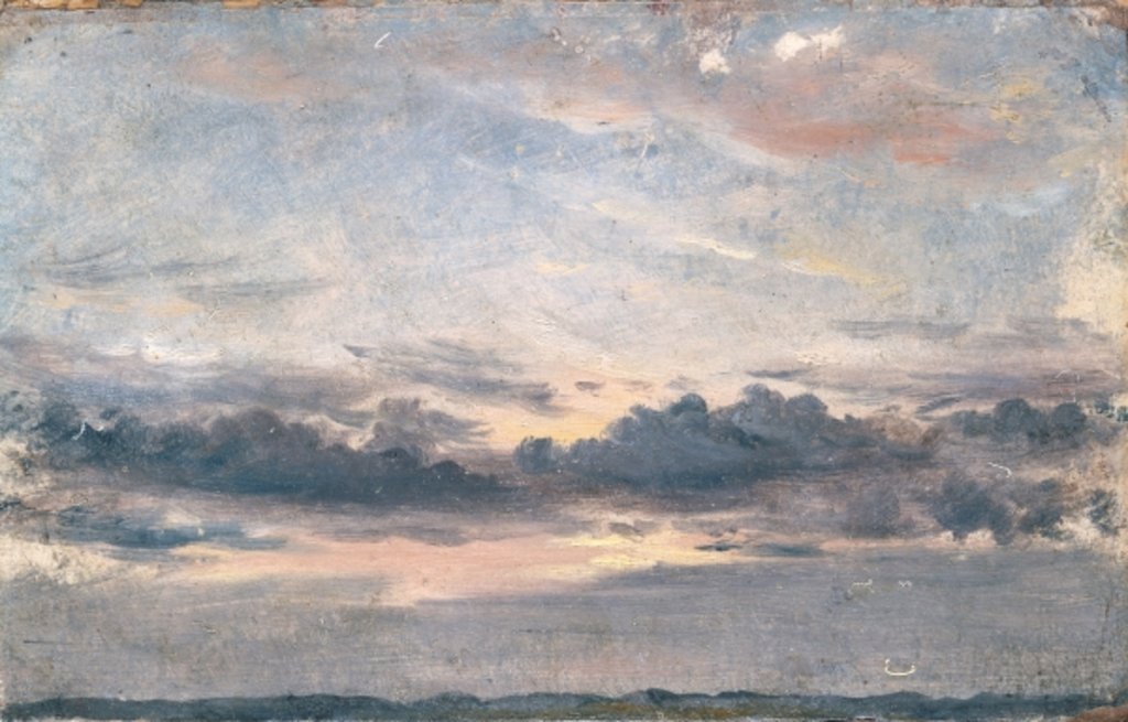 Detail of A Cloud Study, Sunset, c.1821 by John Constable