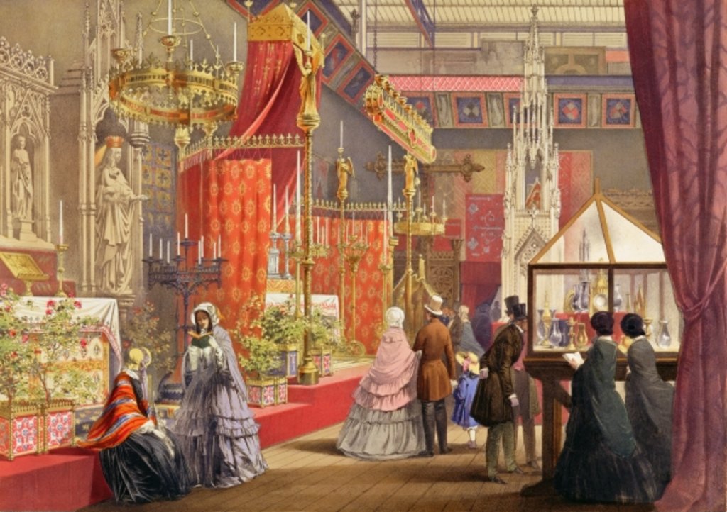 Detail of Medieval Court by English School