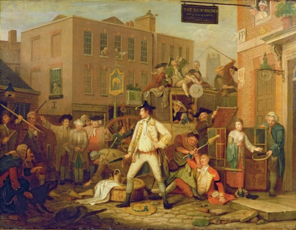 Detail of Scene in a London Street, 1770 by John Collet