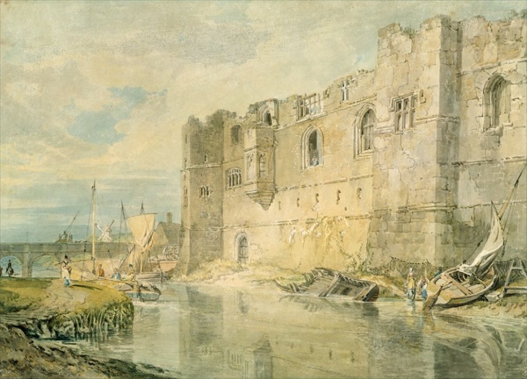 Detail of Newark-upon-Trent, c.1796 by Joseph Mallord William Turner