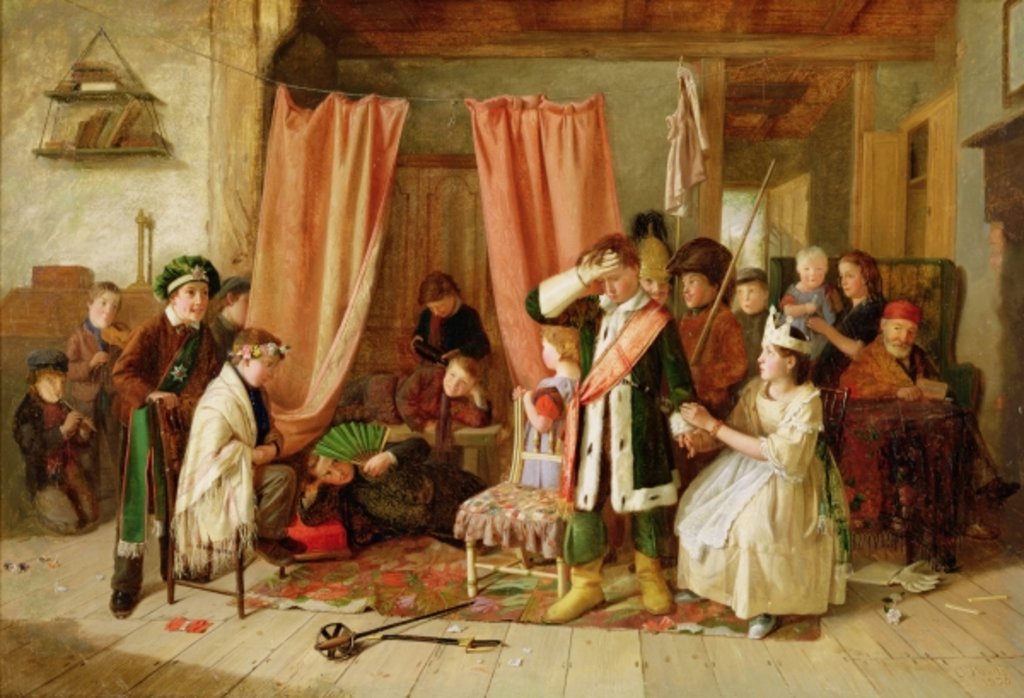Detail of Children acting the 'Play Scene', Act II, Scene ii by Charles Hunt