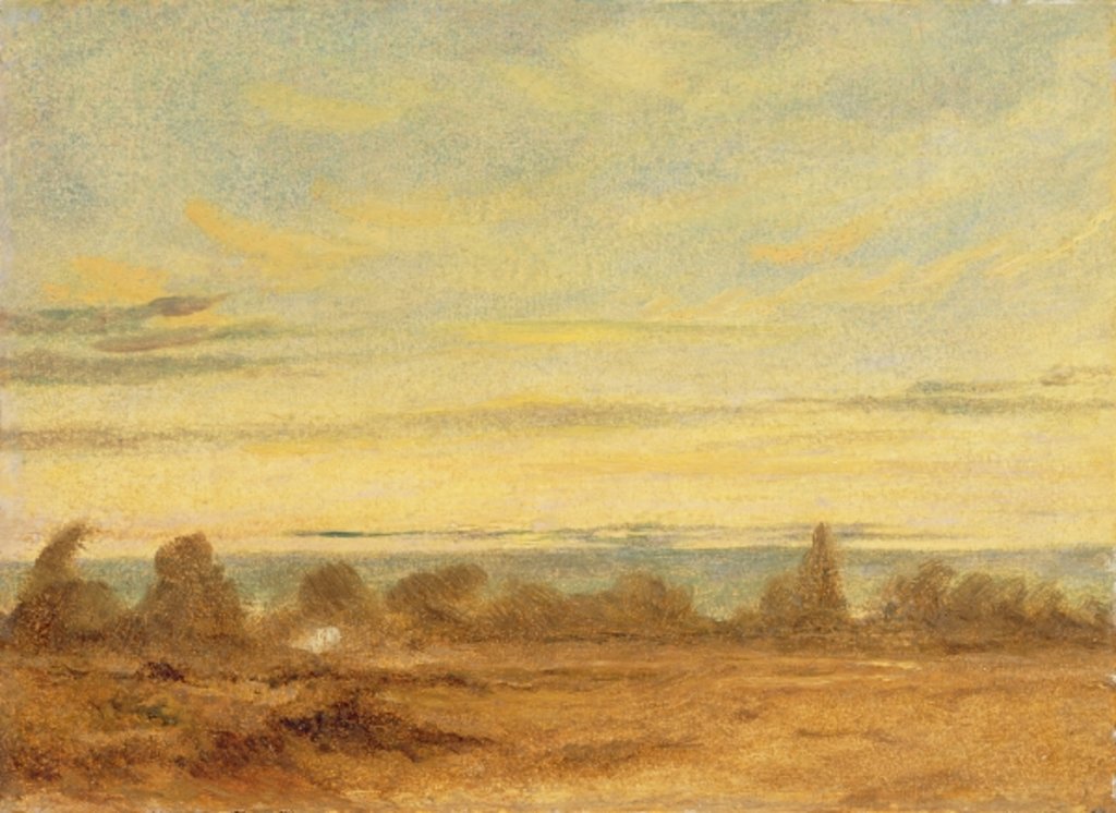 Detail of Summer - Evening Landscape by John Constable