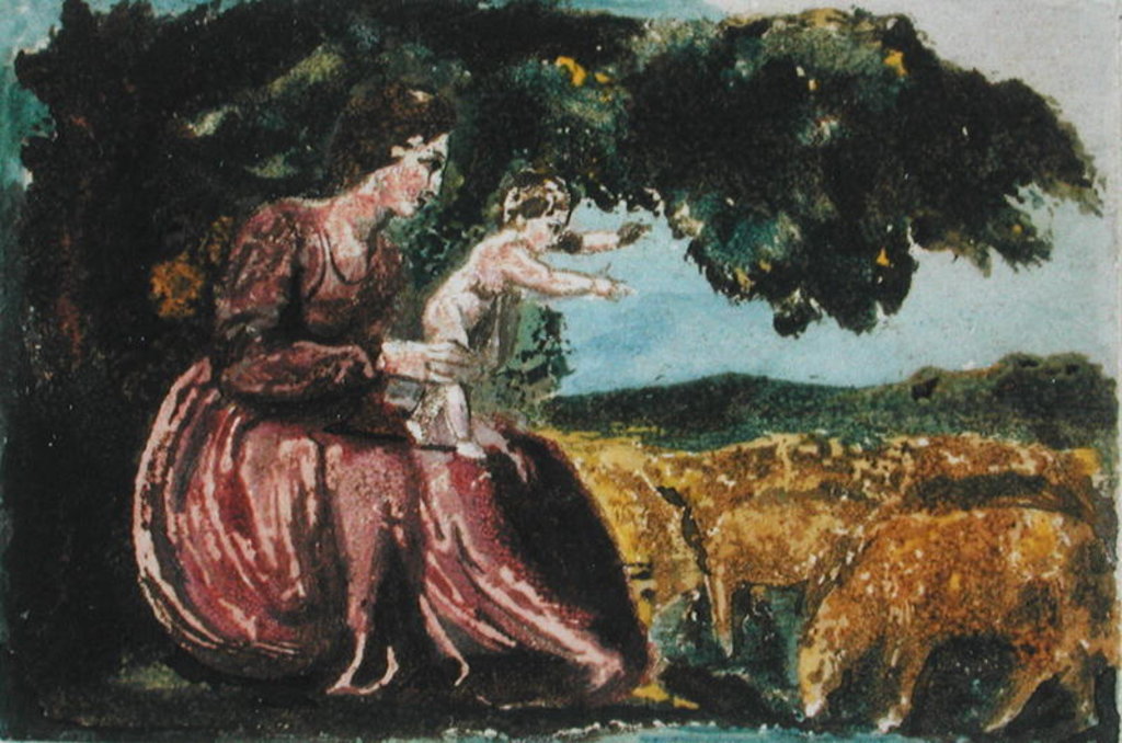 Detail of Spring by William Blake