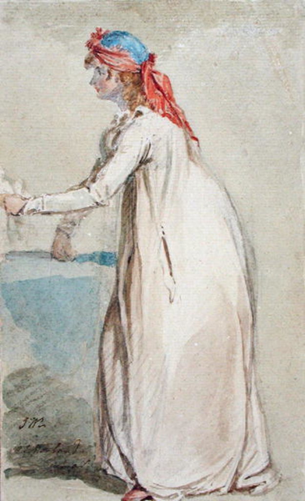 Detail of Mrs Morland's Portrait, c.1800-04 by James Ward
