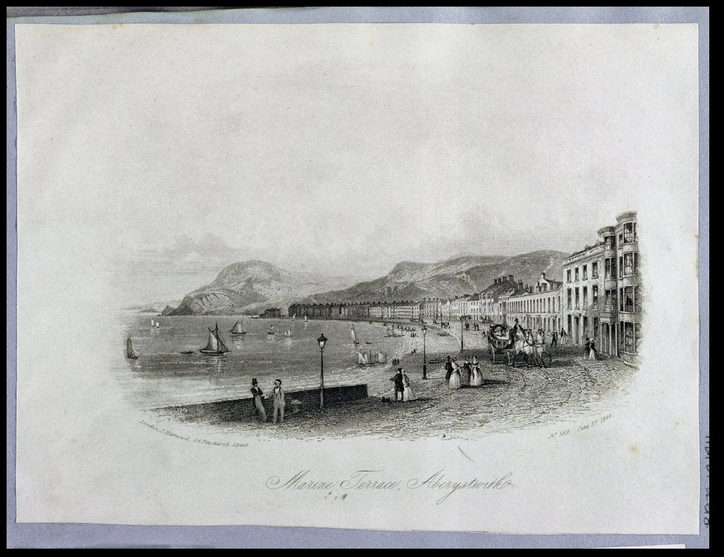 Detail of Marine Terrace, Aberystwyth, 1844 by English School