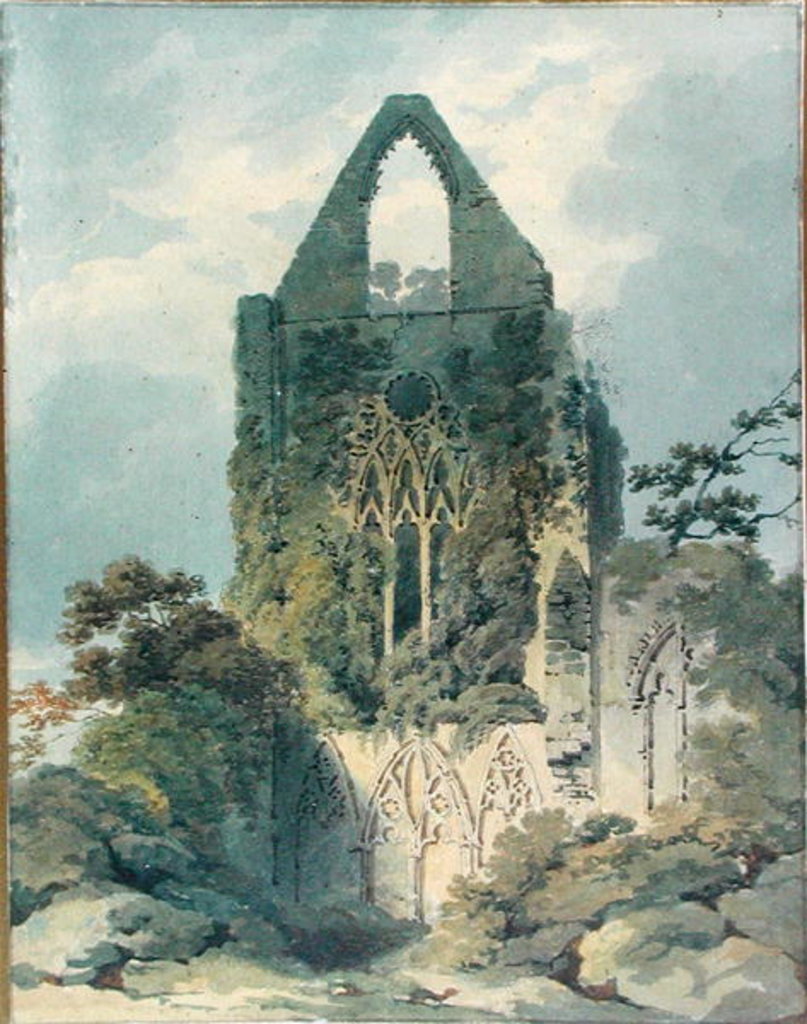 Detail of Tintern Abbey by Joseph Clarendon Smith