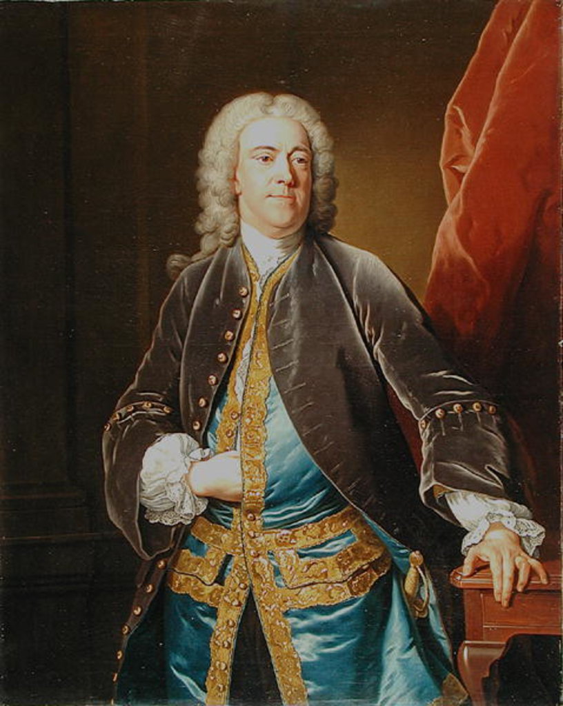 Detail of The Right Honourable Stephen Poyntz, of Midgeham, Berkshire, c.1740 by Jean-Baptiste van Loo