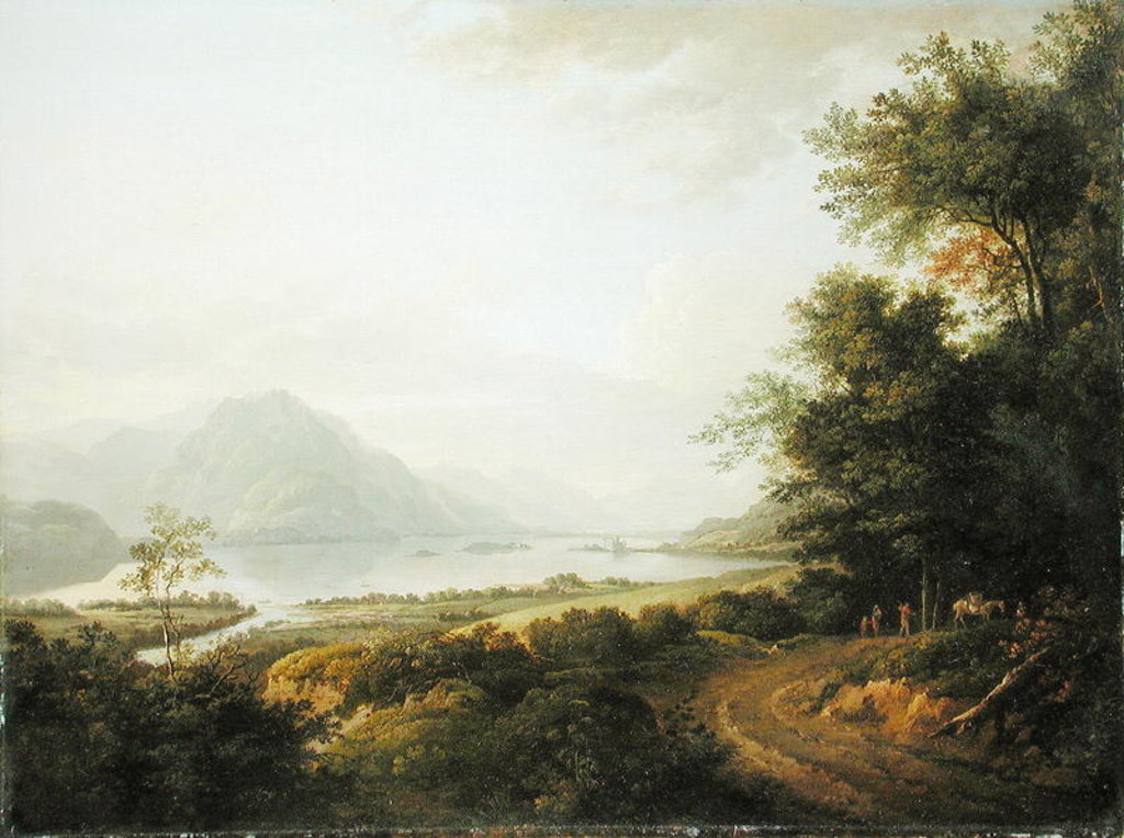 Detail of Loch Awe, Argyllshire, c.1780-1800 by Alexander Nasmyth