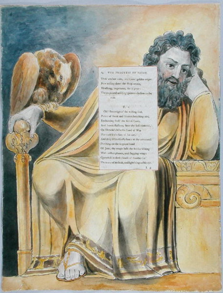 Detail of The Progress of Poesy, design 44 from 'The Poems of Thomas Gray', 1797-98 by William Blake