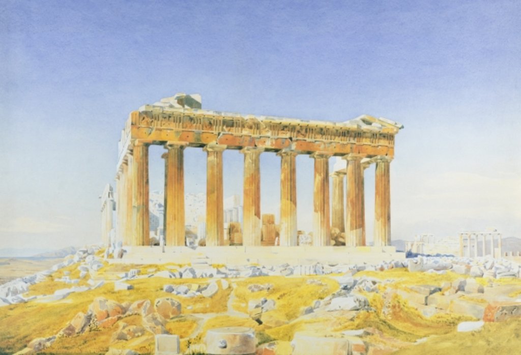 Detail of The Parthenon, c.1834 by Thomas Hartley Cromek