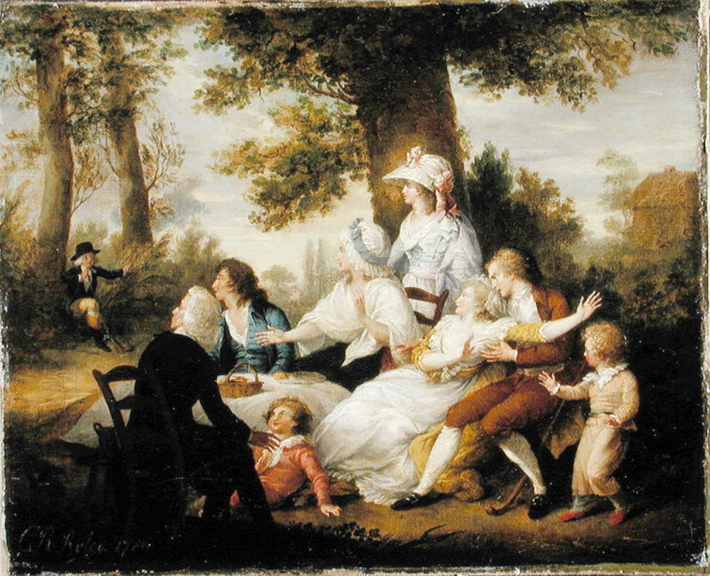 Detail of The Return of Olivia, vol. 2, chapter III from 'The Vicar of Wakefield' by Oliver Goldsmith, 1786 by Charles Reuben Ryley