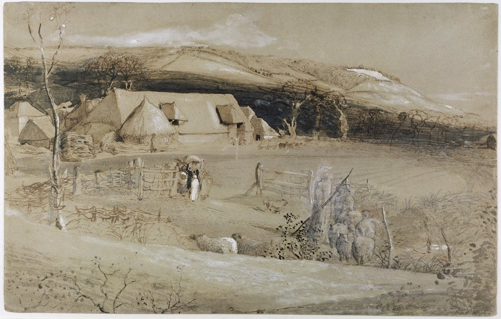 Detail of The Valley of Vision by Samuel Palmer