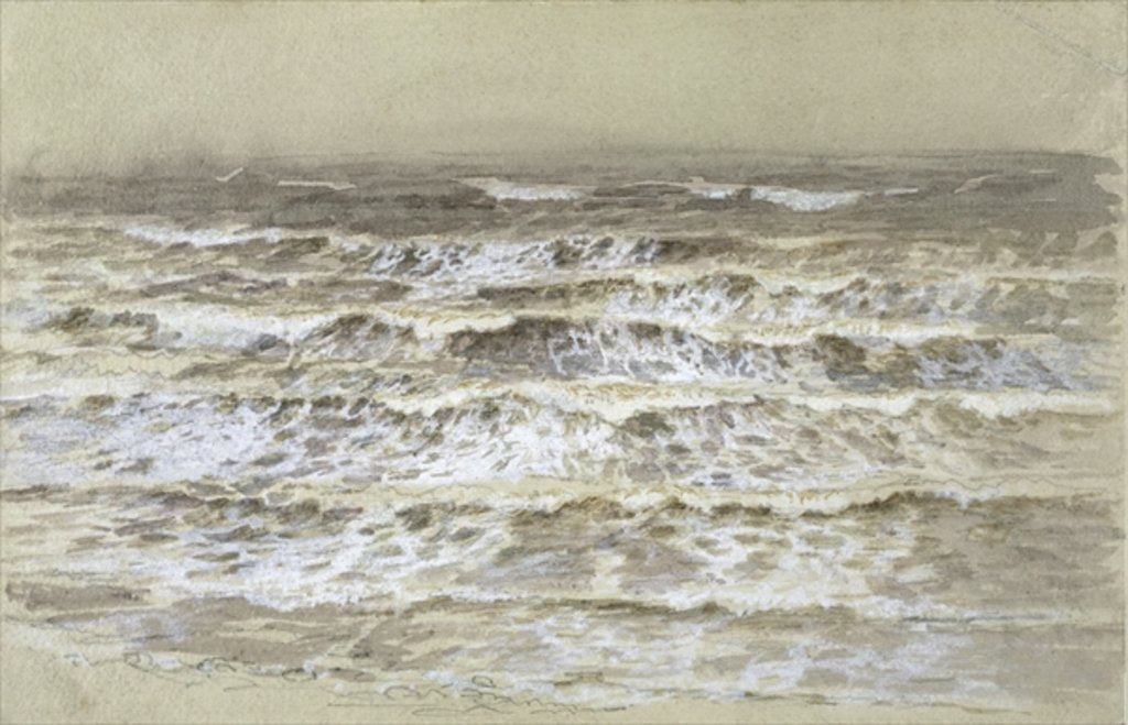 Detail of Study of Waves by Samuel Palmer