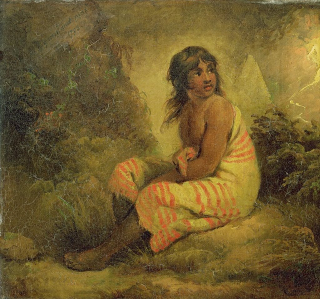 Detail of Indian Girl, 1793 by George Morland