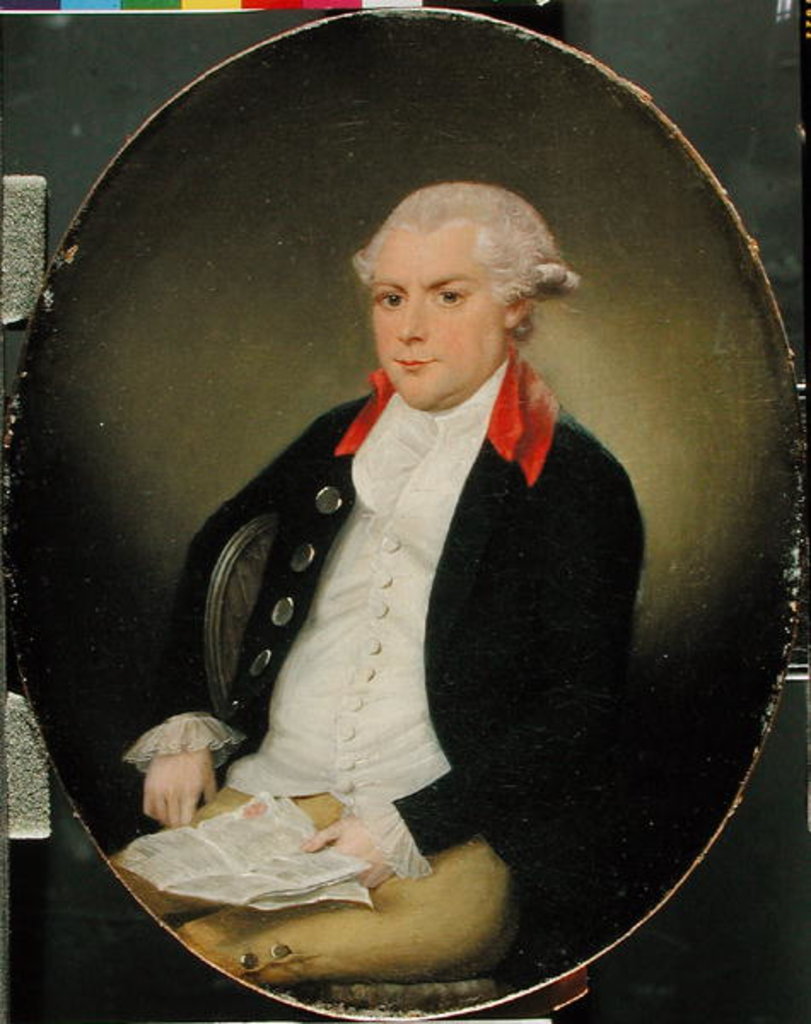 Detail of William Wheatley, 1786 by Francis Alleyne