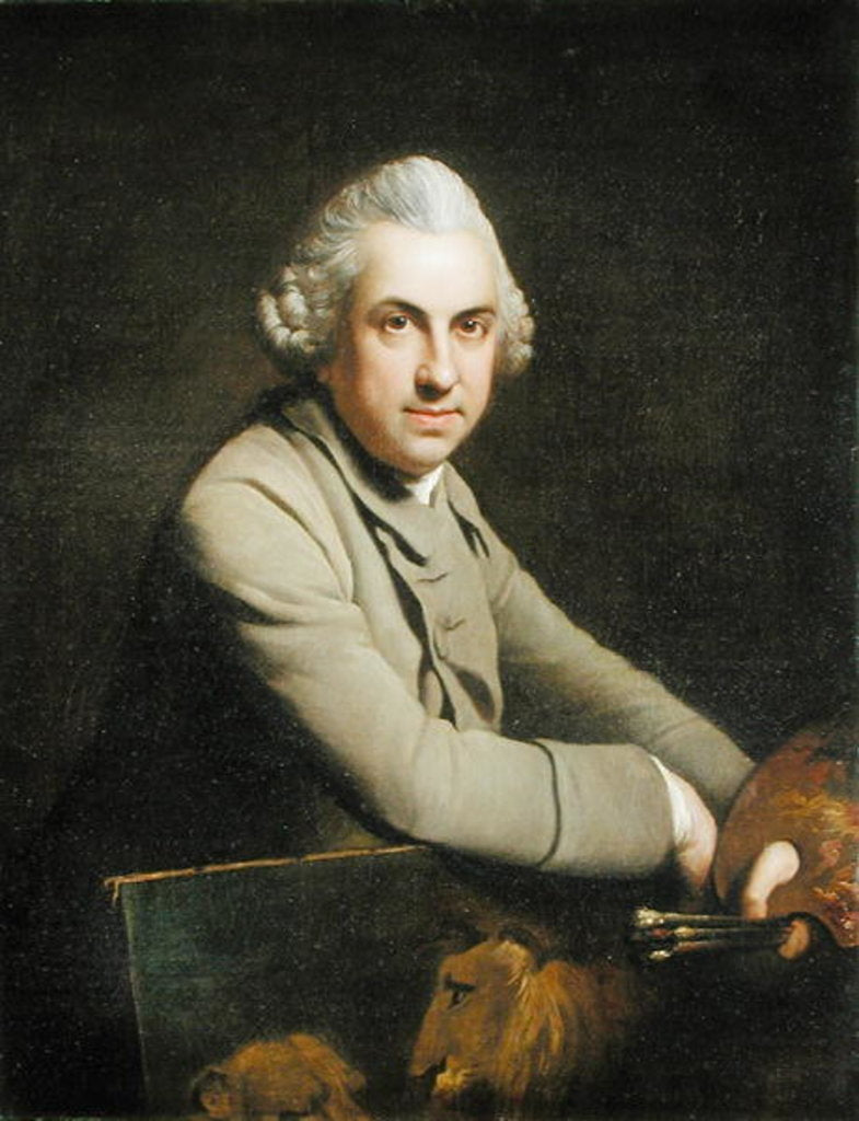 Detail of Self Portrait by Charles I Catton