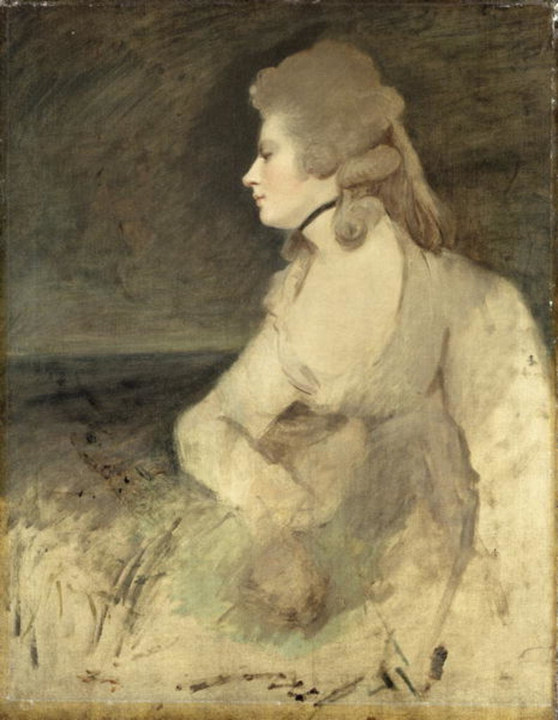 Detail of Mrs Robinson, c.1784 by Joshua Reynolds