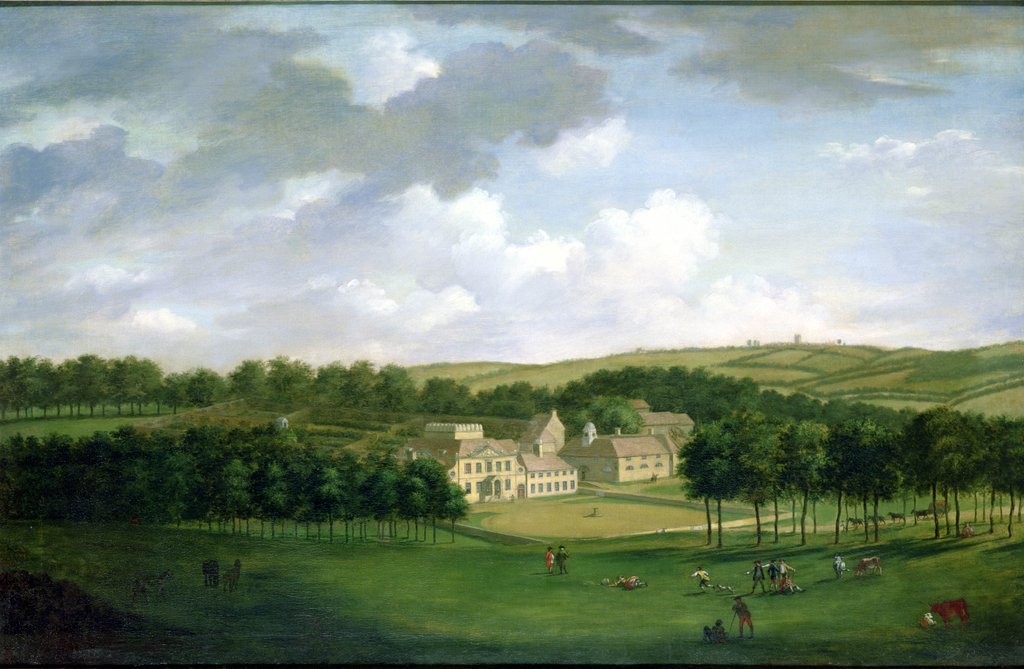 Detail of Kidbrooke Park, Kent, formerly attributed to George Lambert c.1740-50 by English School