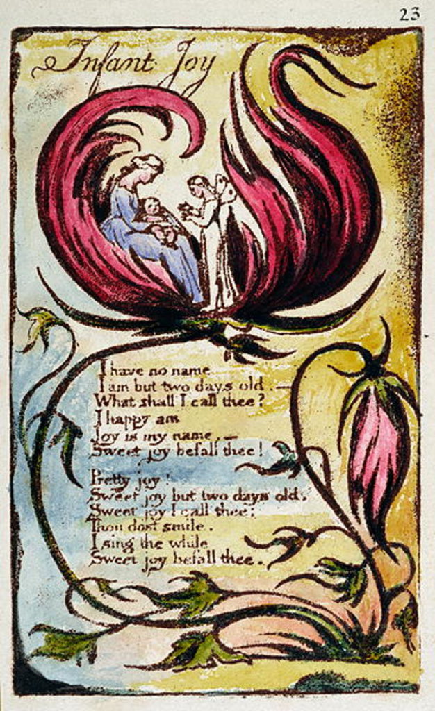 Detail of Infant Joy by William Blake