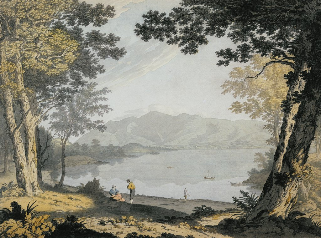 Detail of View of Skiddaw and Derwentwater, c.1780 by Joseph Farington
