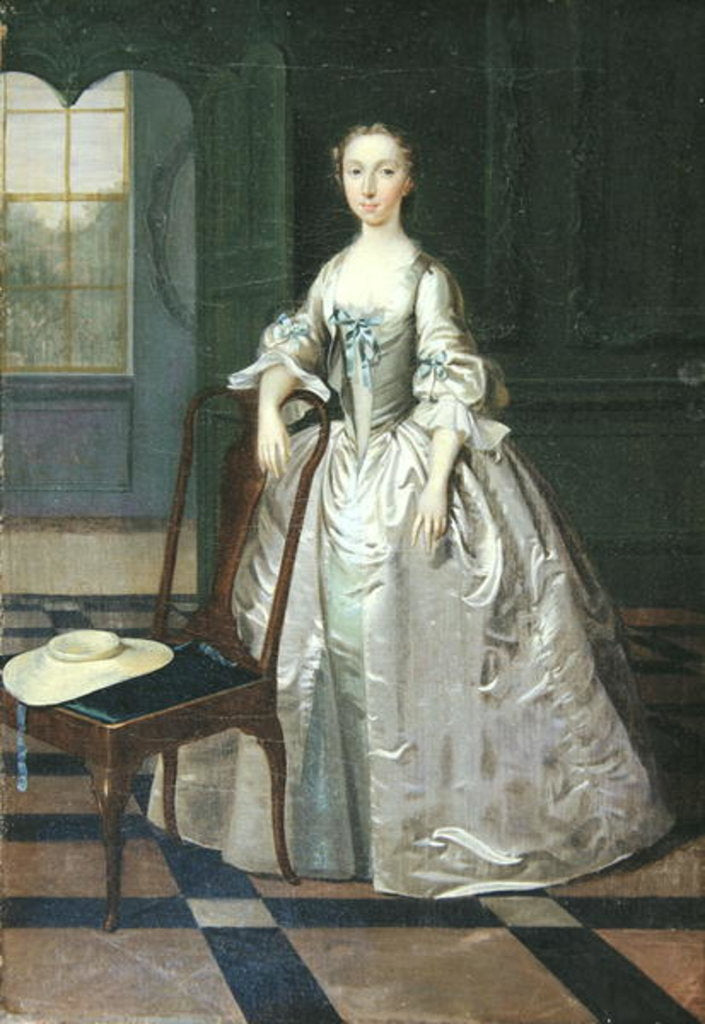 Detail of A Lady in a Drawing Room, c.1740-41 by Arthur Devis