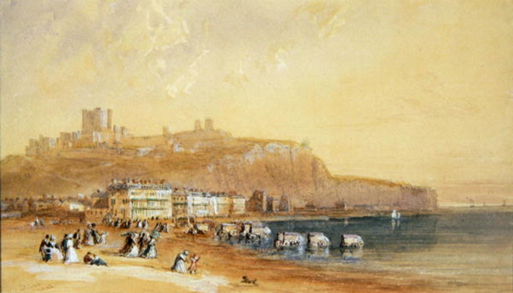 Detail of Dover, 1832 by David Cox