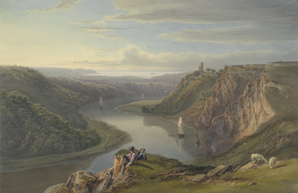 Detail of The Avon near Bristol by Samuel Jackson