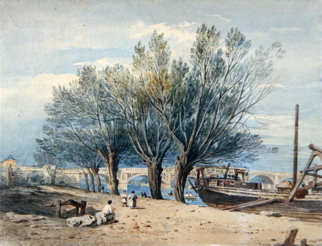 Detail of Vauxhall Bridge by John Varley