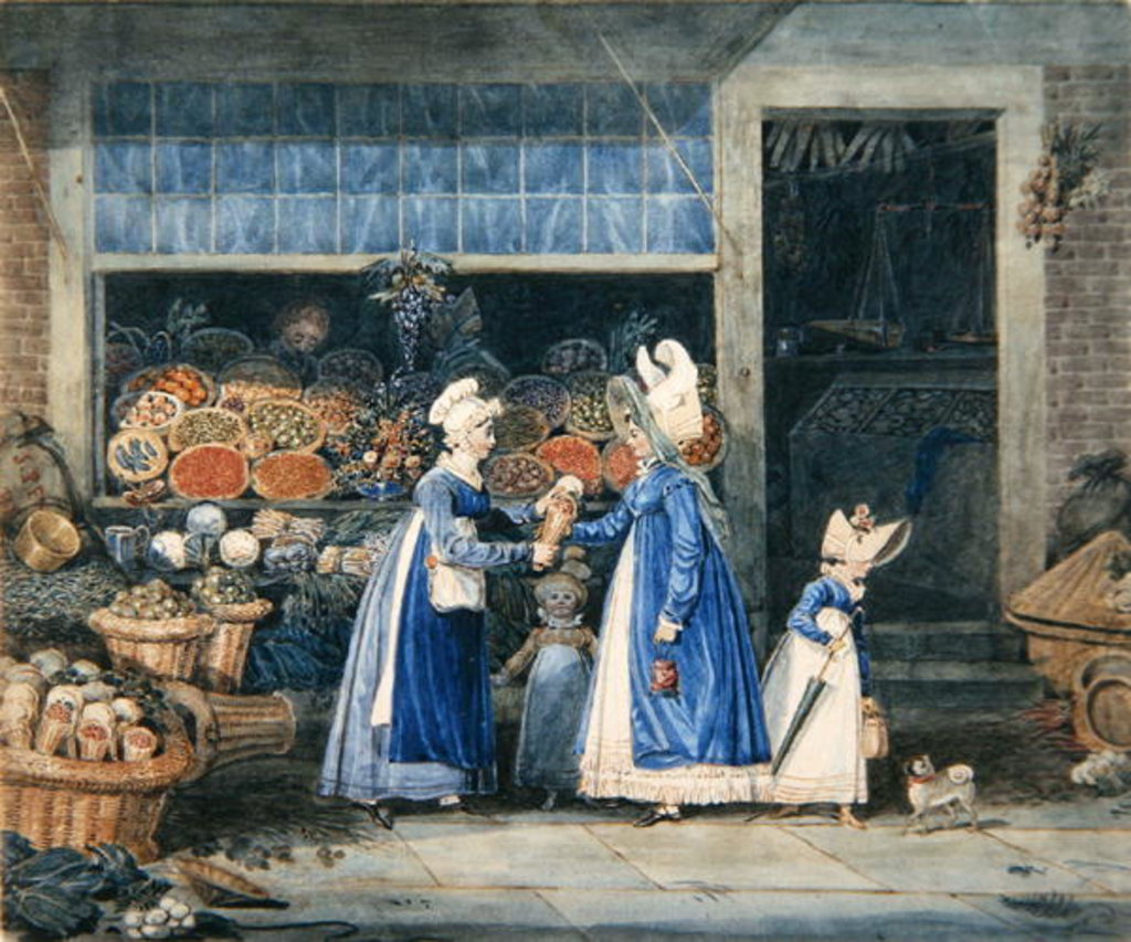 Detail of The Greengrocer, ca 1819 by James Pollard