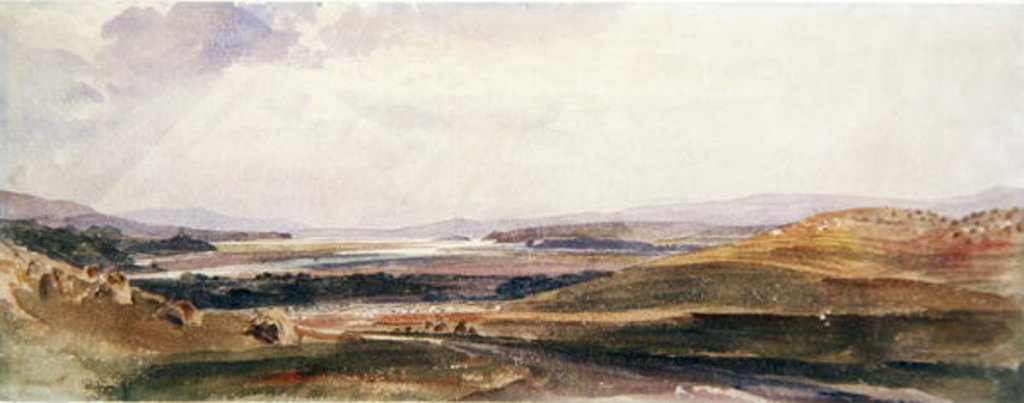 Detail of Harvest Time, Cumberland by Peter de Wint