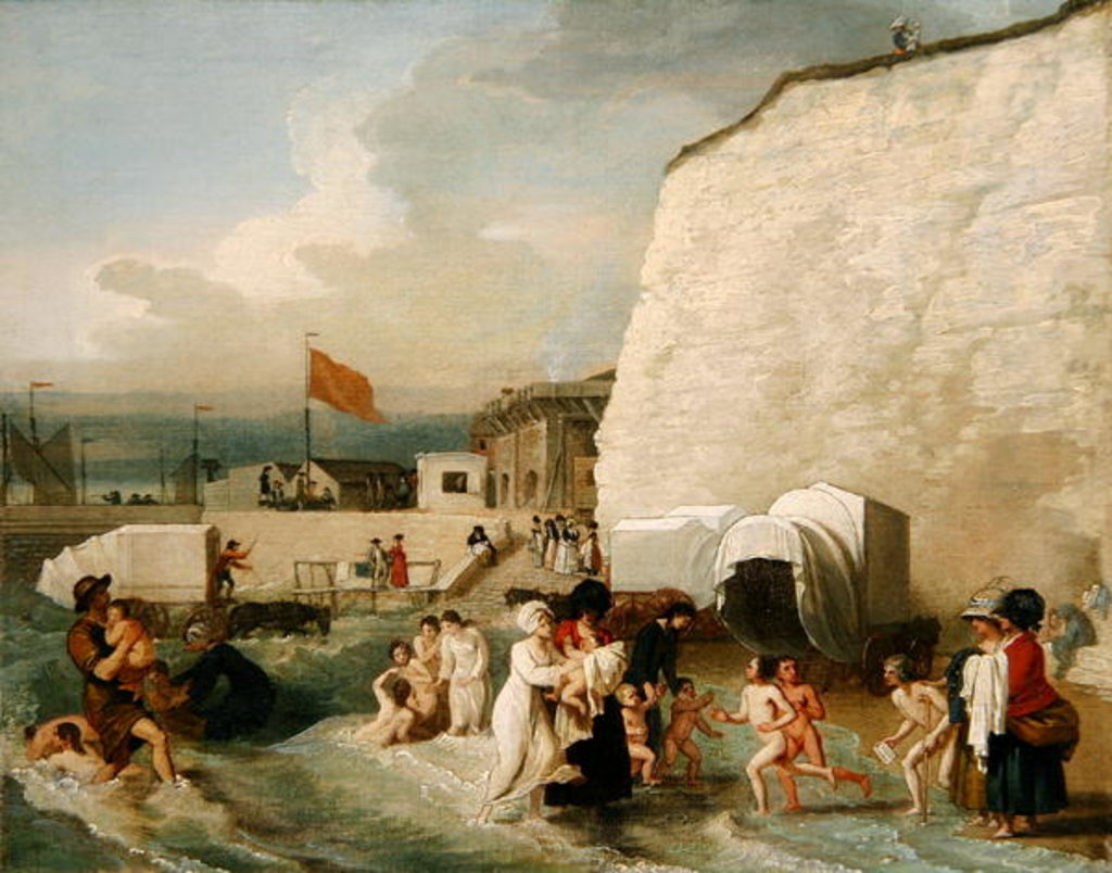Detail of The Bathing Place at Ramsgate, c.1788 by Benjamin West