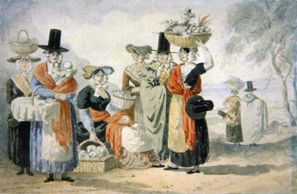 Detail of Welsh Fisherwomen by English School