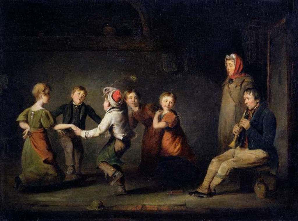 Detail of Ring O'Roses, c.1850 by Thomas Webster