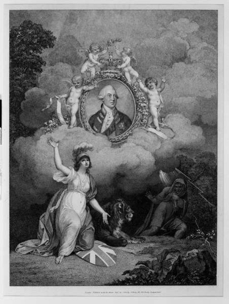 Detail of King George III by Richard Corbould