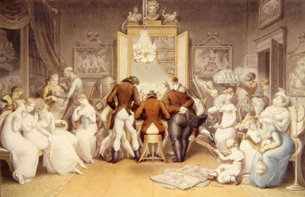 Detail of The Triumph of Music, c.1820 by Edward Francis Burney