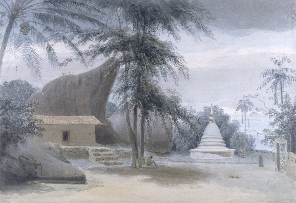 Detail of Scene between Galle and Matura, about Six Miles from Galle, c.1801 by Samuel Daniell