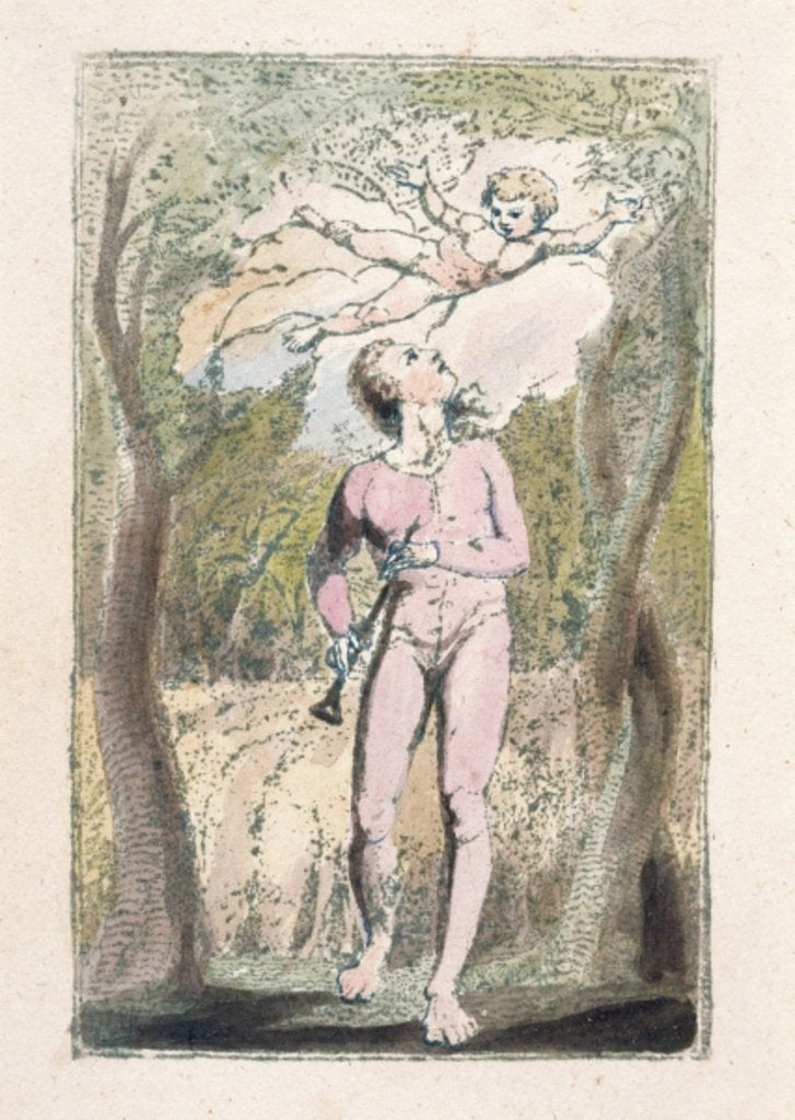 Detail of Innocence by William Blake