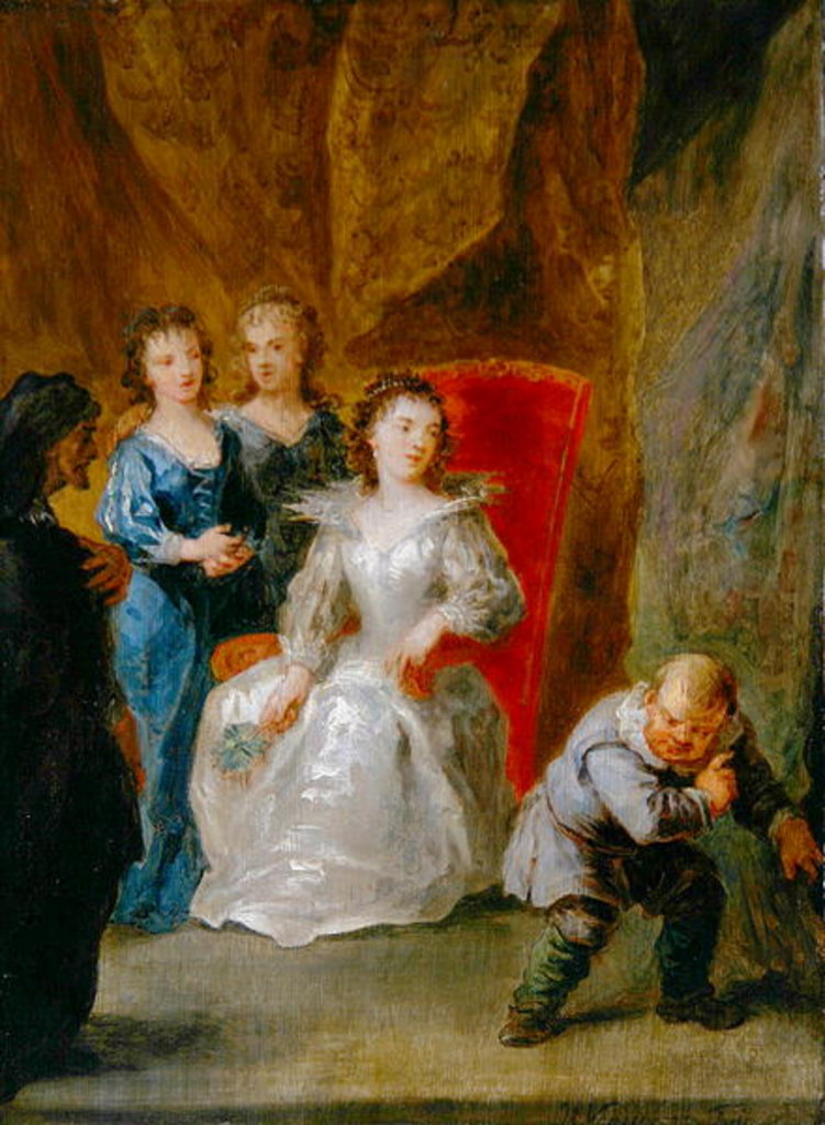 Detail of A Scene from Don Quixote by John Vanderbank