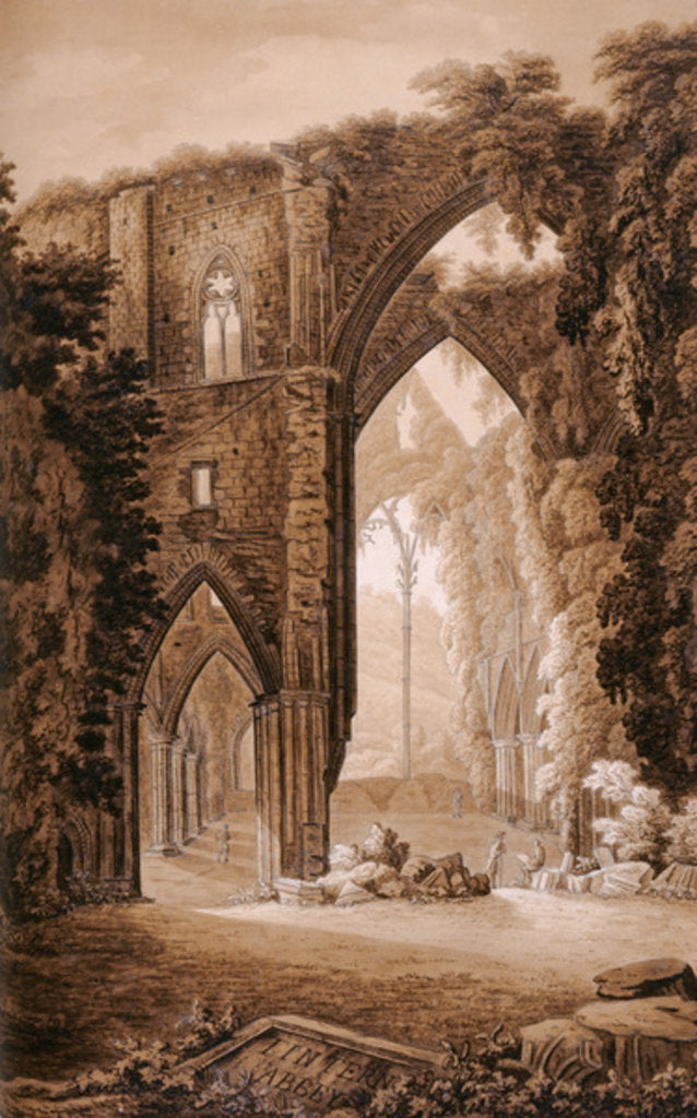 Detail of Tintern Abbey by Richard Colt Hoare