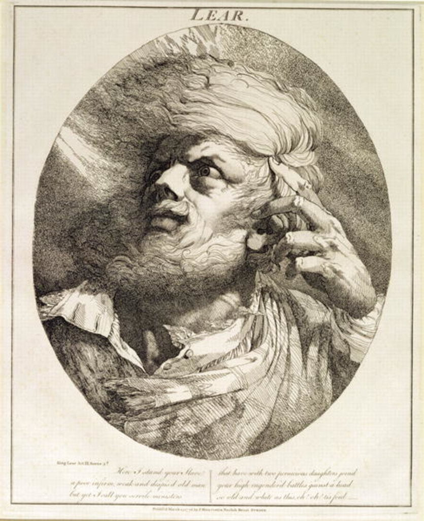 Detail of Lear by John Hamilton (after) Mortimer