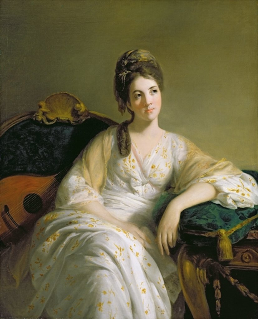 Detail of Eleanor Francis Grant, of Arndilly, c.1764-69 by Tilly Kettle