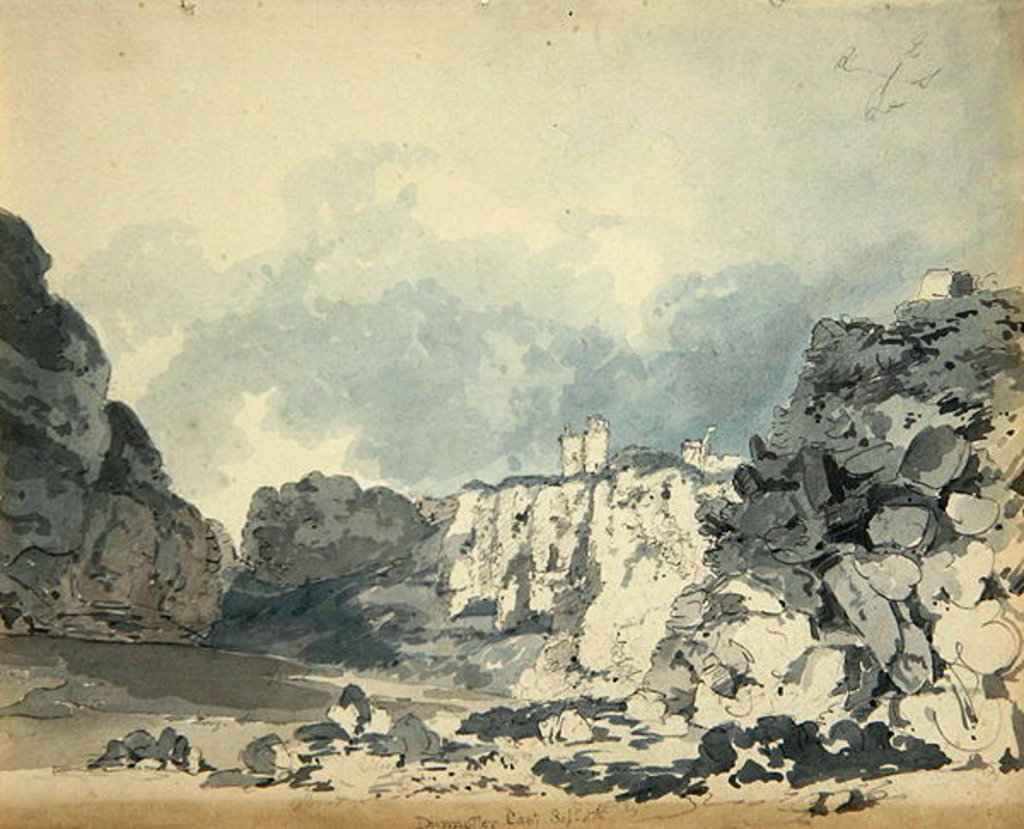 Detail of Dunnotter Castle by James Moore