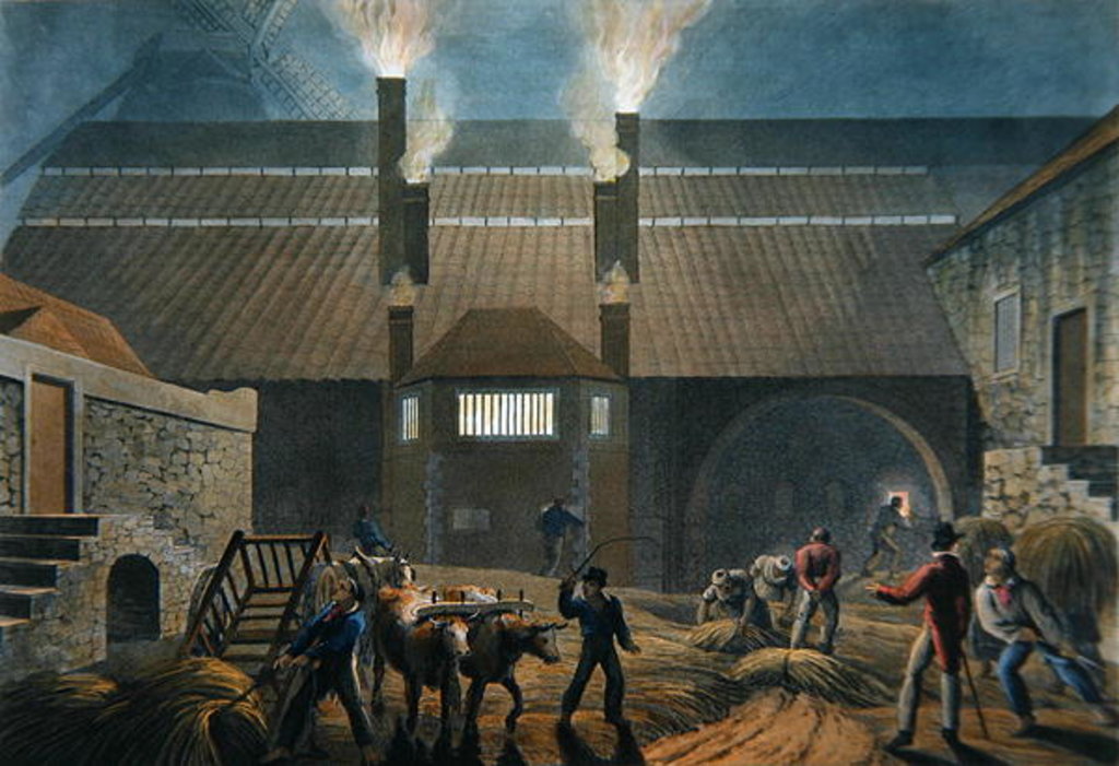 Detail of Exterior of the Boiling House by William Clark