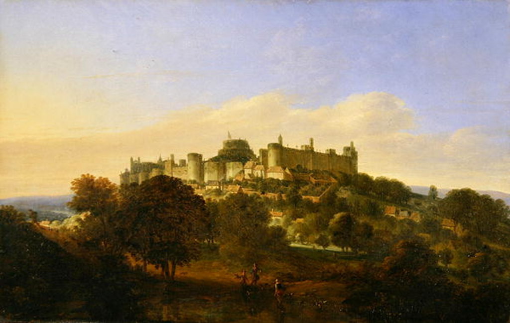 Detail of Windsor Castle from the South by Jan the Elder Griffier