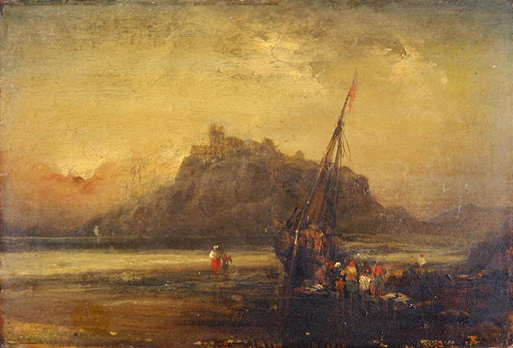 Detail of Beach Scene by John Sell Cotman