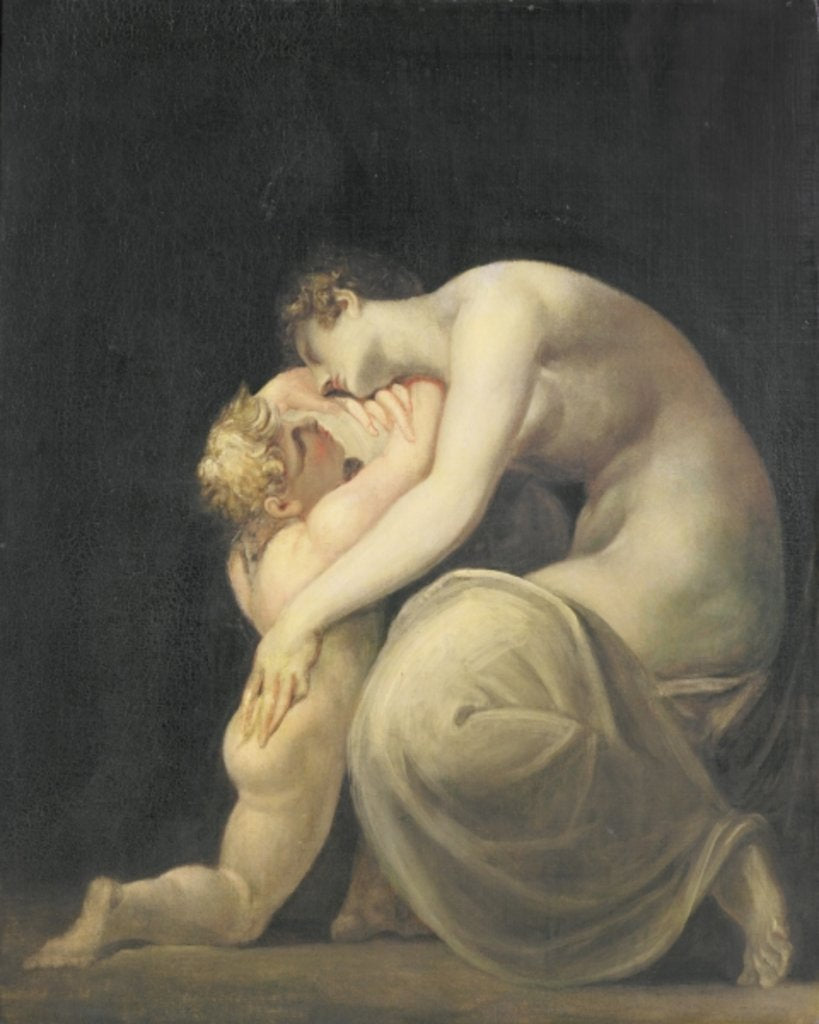 Detail of Tekemessa and Eurysakes, c.1800-10 by Henry (1741-1825) Fuseli