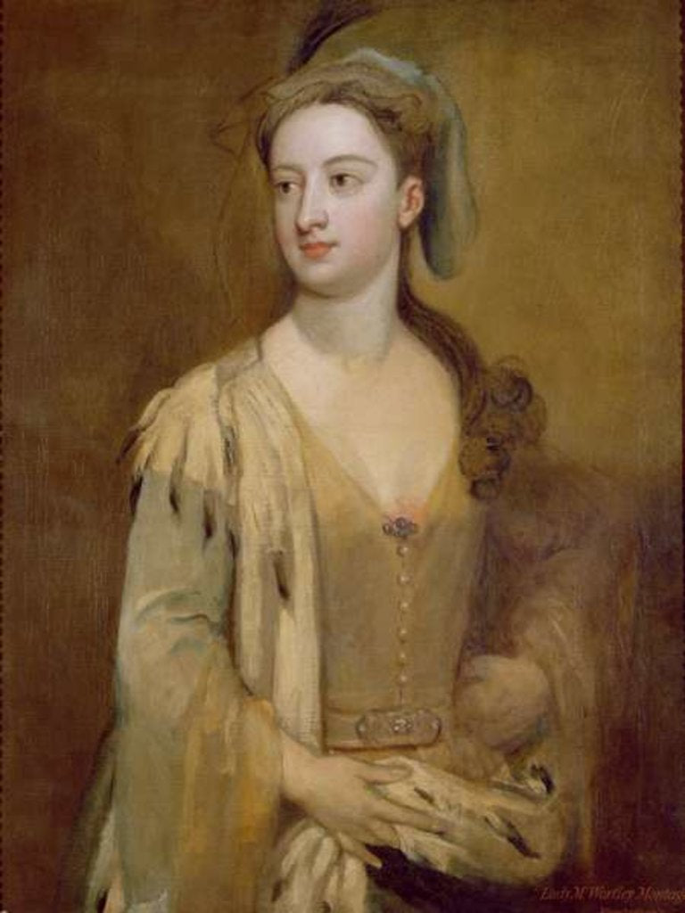 Detail of A Woman, called Lady Mary Wortley Montagu, c.1715-20 by Godfrey Kneller