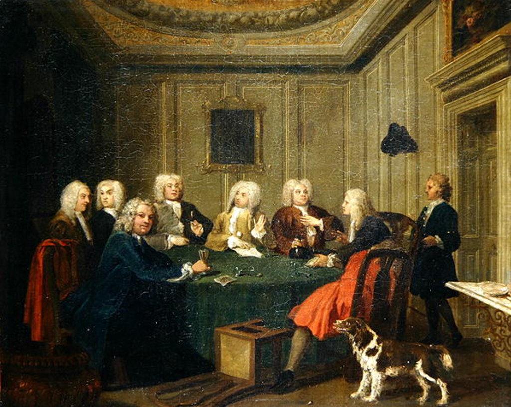 Detail of A Club of Gentlemen, c.1730 by Joseph Highmore