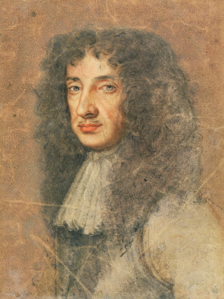 Detail of Charles II king of England, c.1675 by Peter Lely